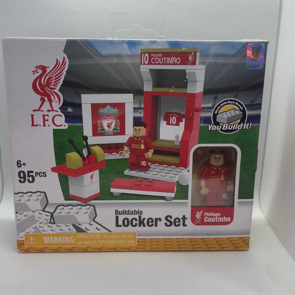 Buildable Locker Set Philippe Coutinho LFC 95 Pcs